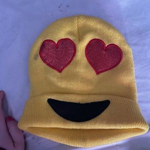 Selling this emoji hat in fair condition